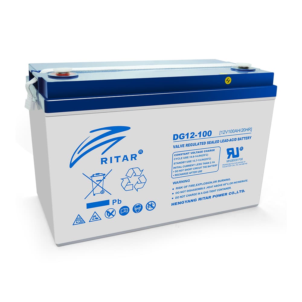 Акумулятор для ДБЖ Ritar DG12-100 / 12 В / 100 А⋅год / GEL
