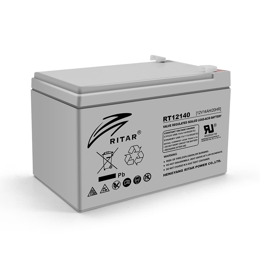 Акумулятор для ДБЖ Ritar RT12140H / 12 В / 14 А⋅год / AGM