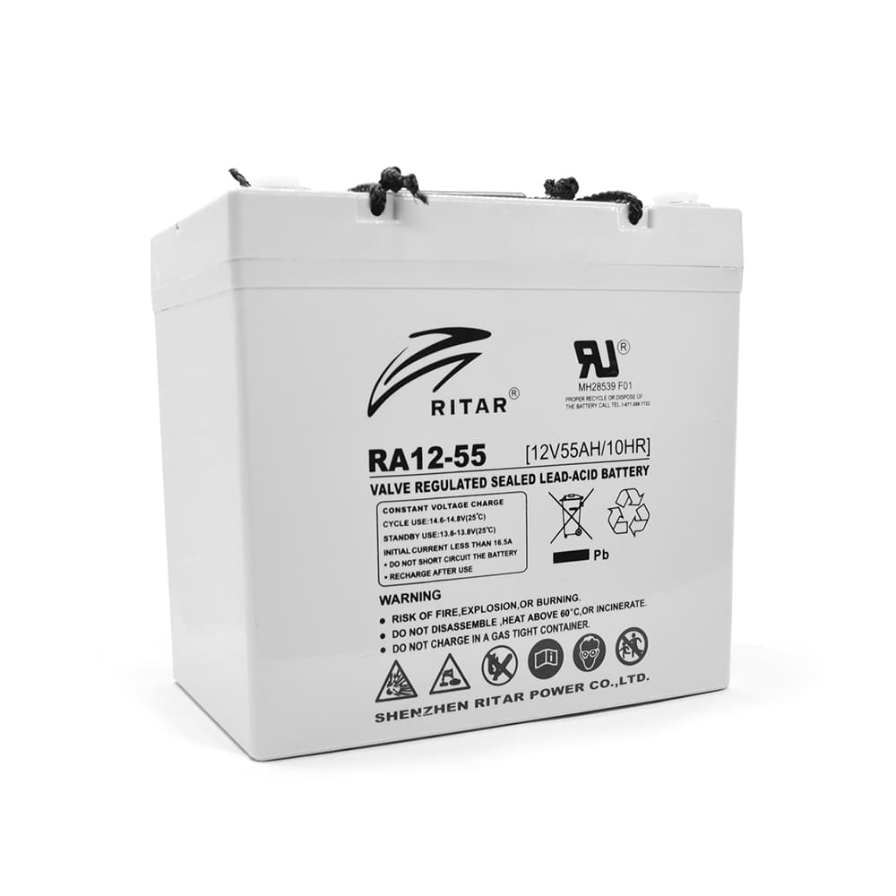 Акумулятор для ДБЖ Ritar RA12-55 / 12 В / 55 А⋅год / AGM