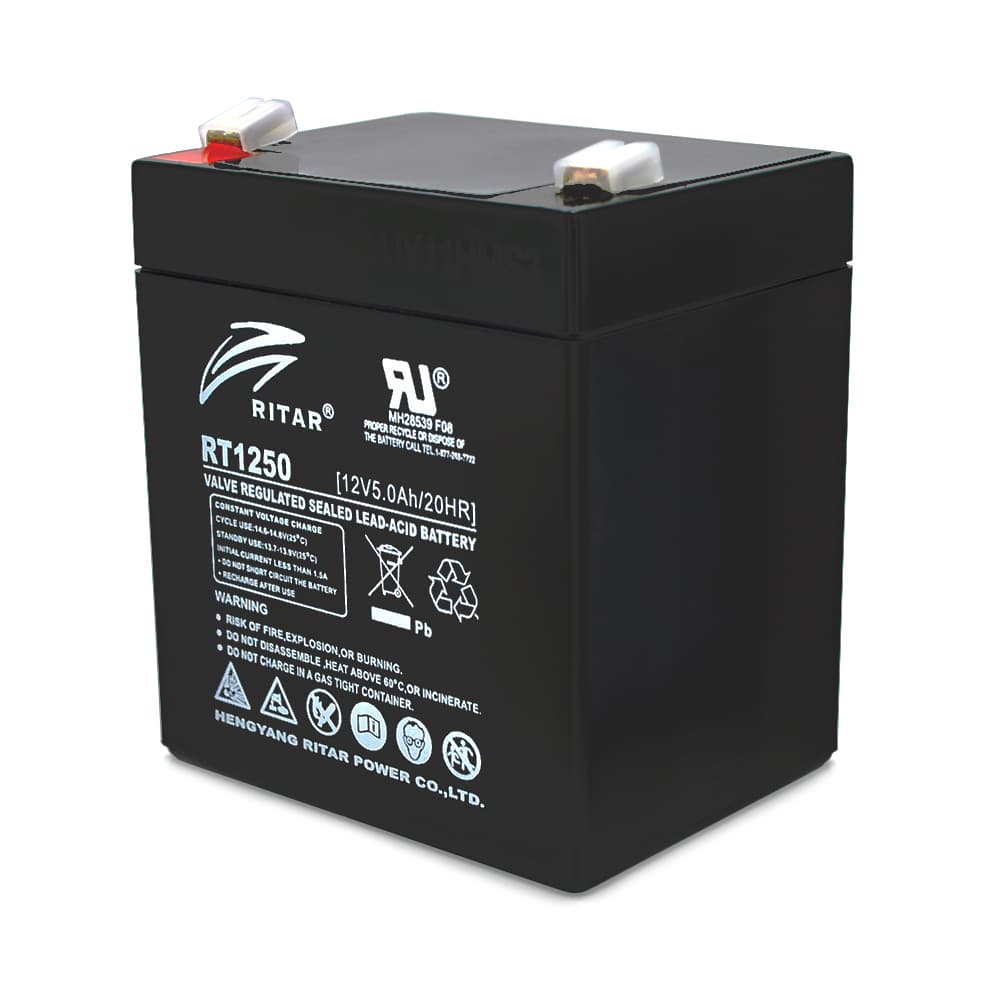 Акумулятор для ДБЖ Ritar RT1250B / 12 В / 5 А⋅год / AGM