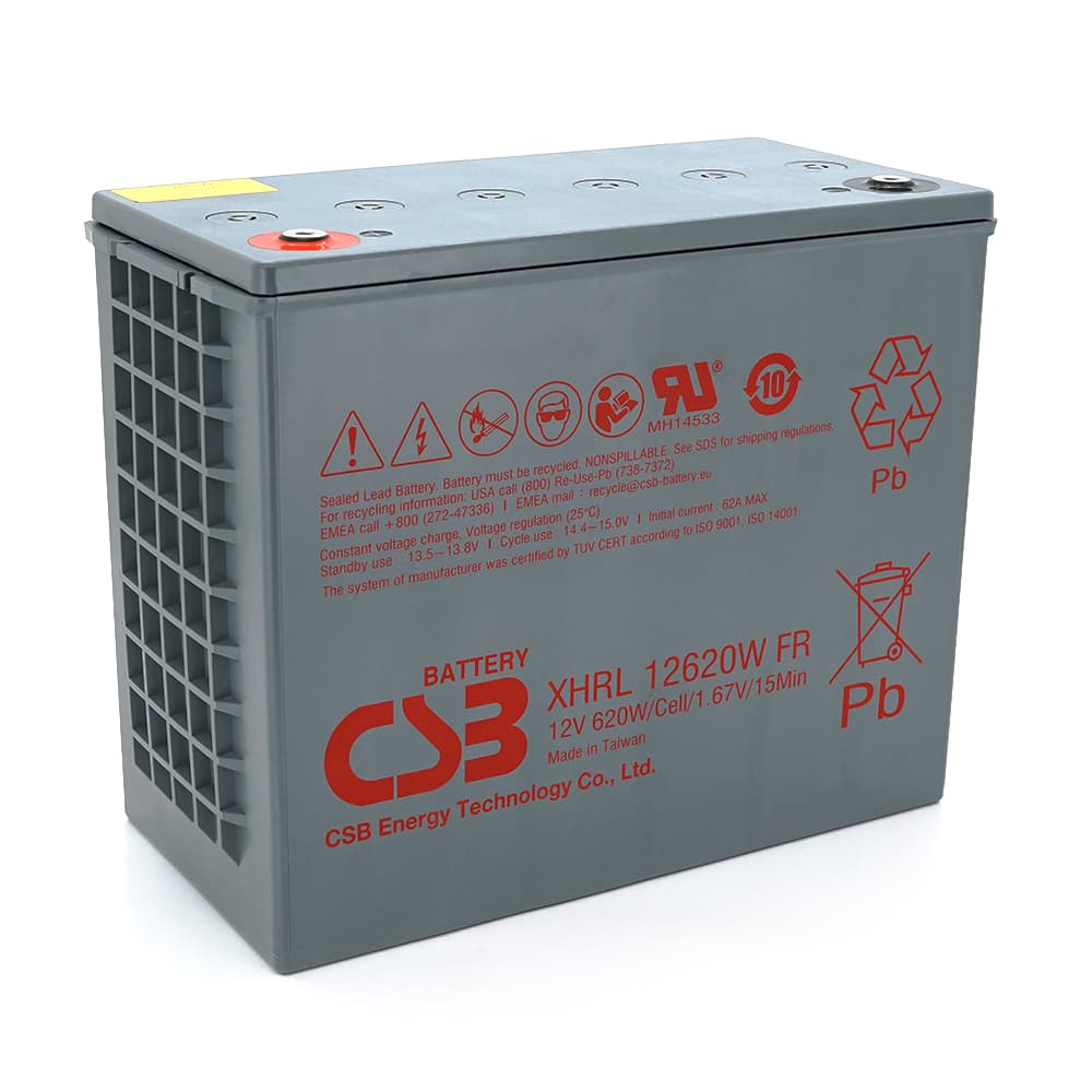 Акумулятор для ДБЖ MERLION XHRL12620W / 12 В / 139 А⋅год / AGM