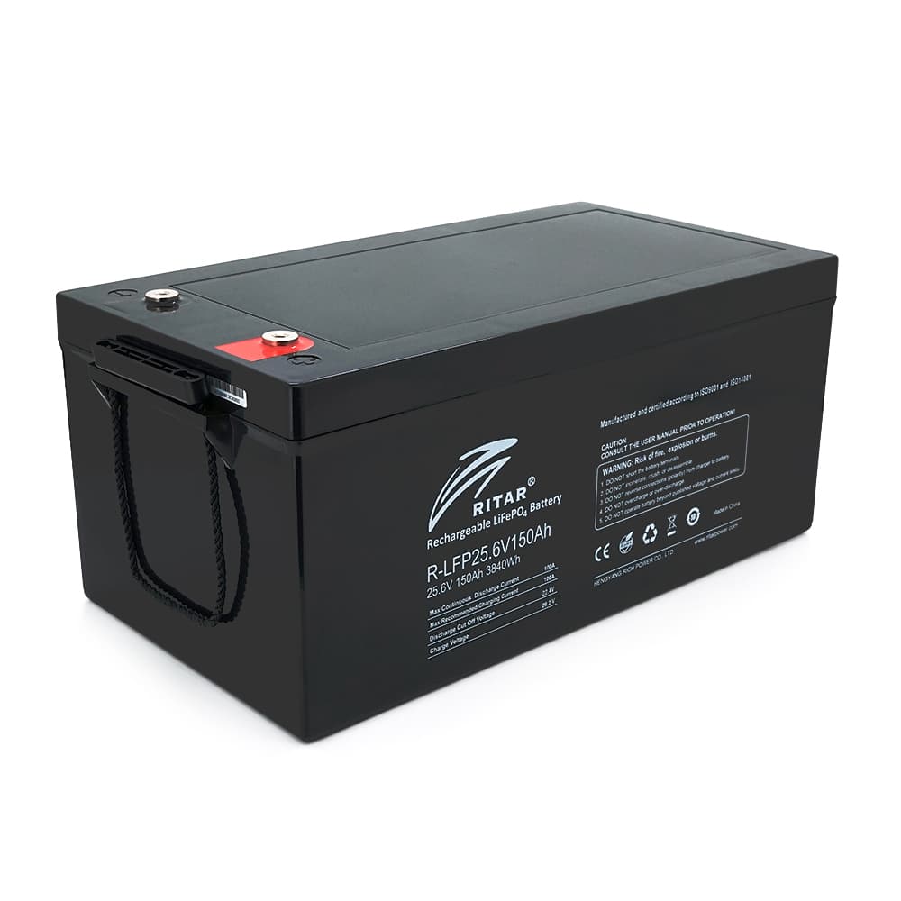 Літієвий акумулятор Ritar R-LFP 25.6V 150Ah / 25.6 В / 150 А⋅год / LiFePO4