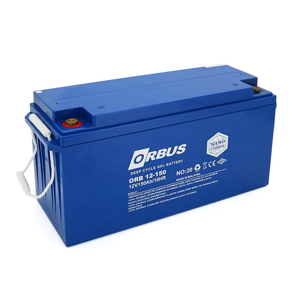 Акумулятор для ДБЖ ORBUS CG12150 / 12 В / 150 А⋅год / GEL