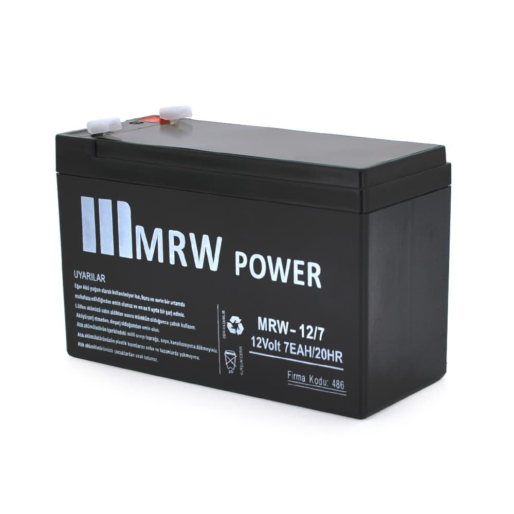 Акумулятор для ДБЖ MERLION MRV-12/7LIGHT / 12 В / 7 А⋅год / AGM