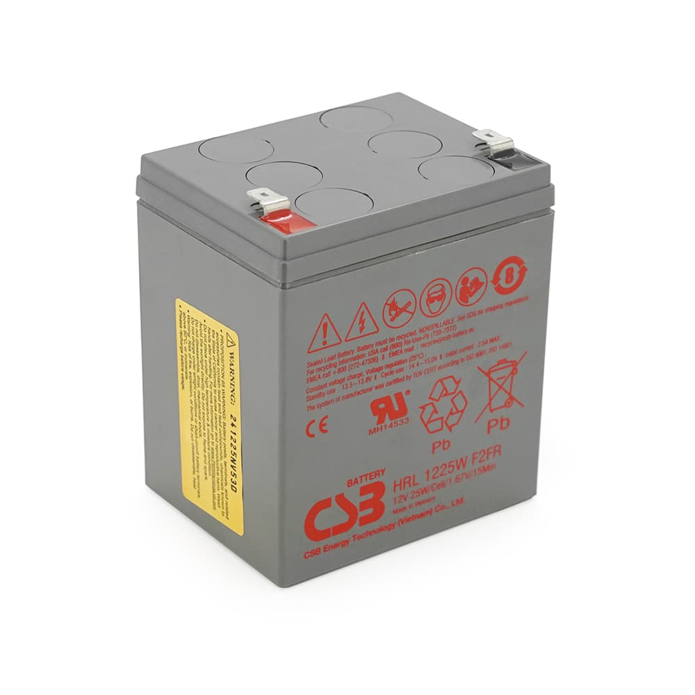 Акумулятор для ДБЖ MERLION HRL1225WF2FR / 12 В / 5.8 А⋅год / AGM