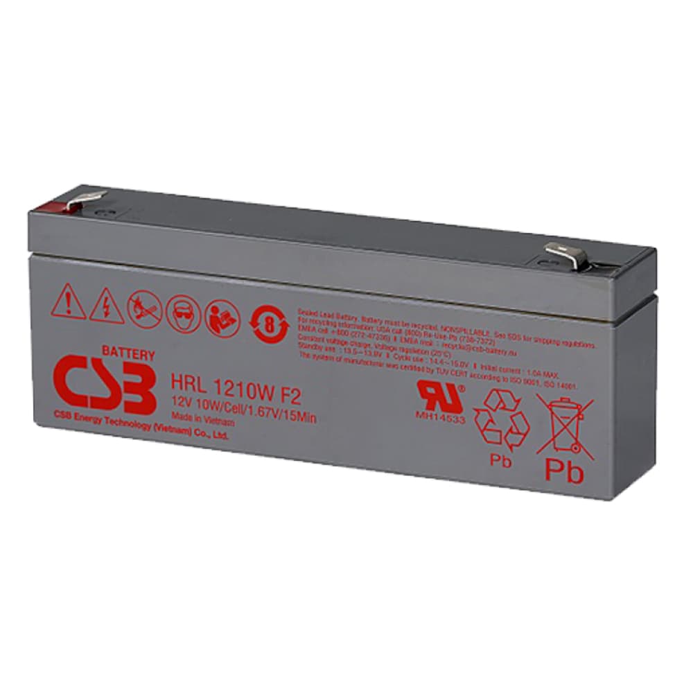 Акумулятор для ДБЖ MERLION HRL1210WF2FR / 12 В / 2.3 А⋅год / AGM