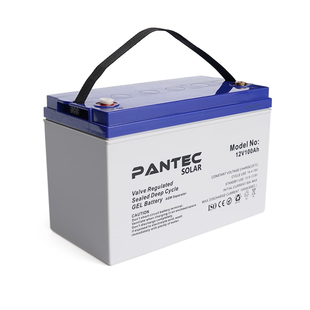 Акумулятор для ДБЖ PANTEC PTG100-12 / 12 В / 100 А⋅год / GEL