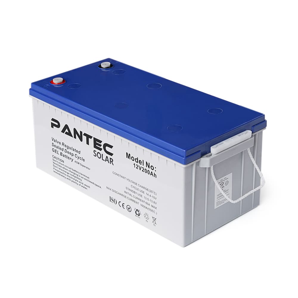 Акумулятор для ДБЖ PANTEC PTG200-12 / 12 В / 200 А⋅год / GEL