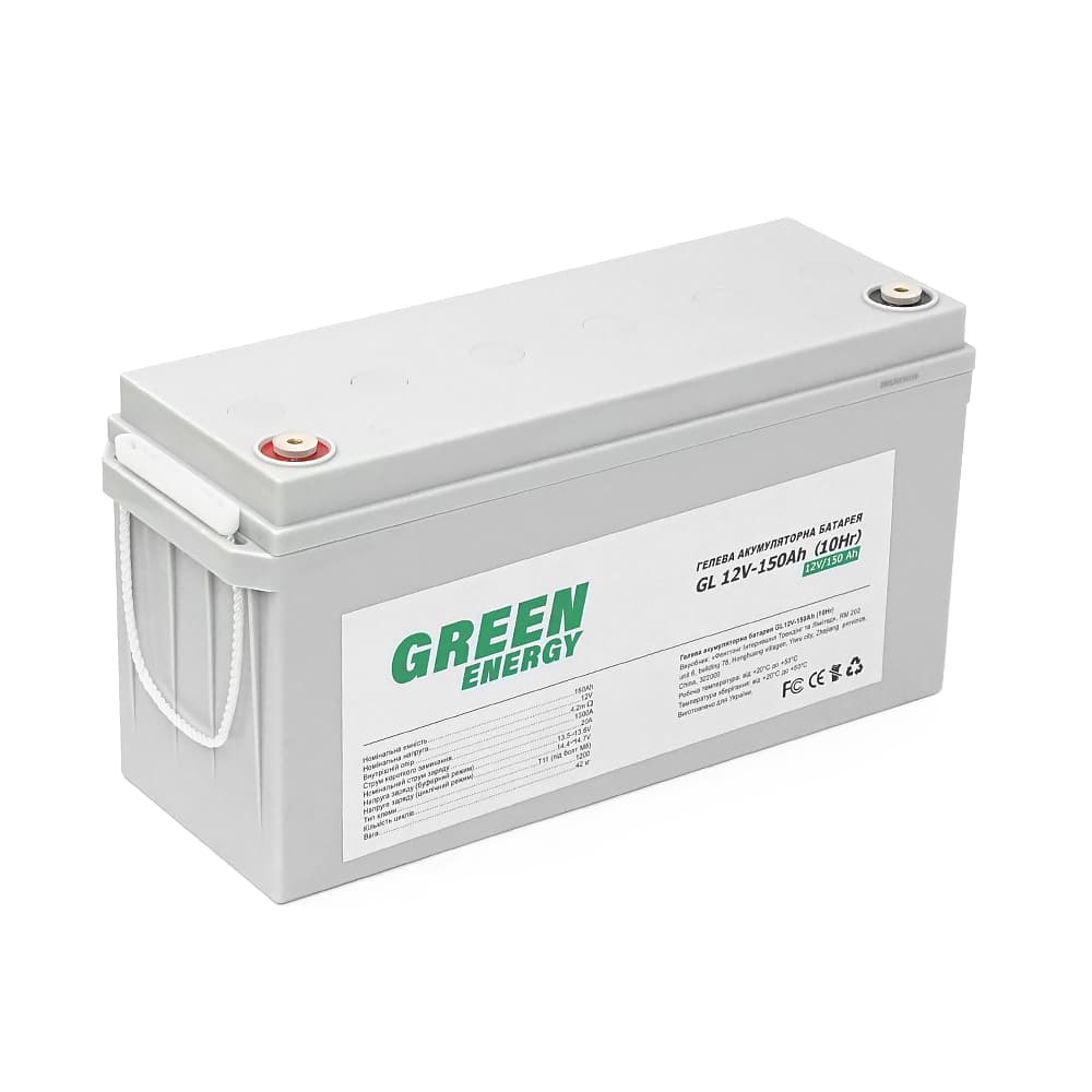 Акумулятор для ДБЖ BATTARY Gel 150-12 / 12 В / 150 А⋅год / GEL
