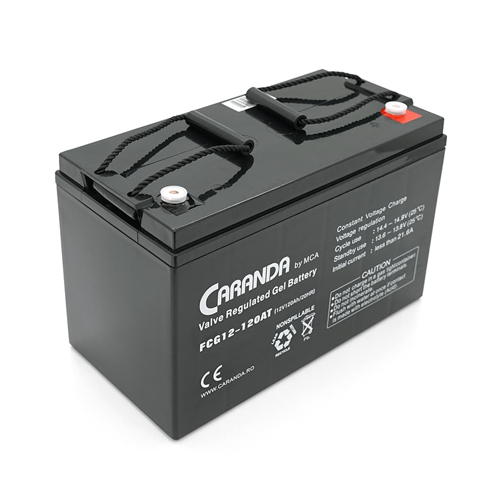 Акумулятор для ДБЖ MCA FCG12-120AT / 12 В / 120 А⋅год / GEL