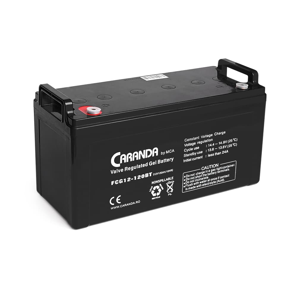 Акумулятор для ДБЖ MCA FCG12-120BT / 12 В / 120 А⋅год / GEL