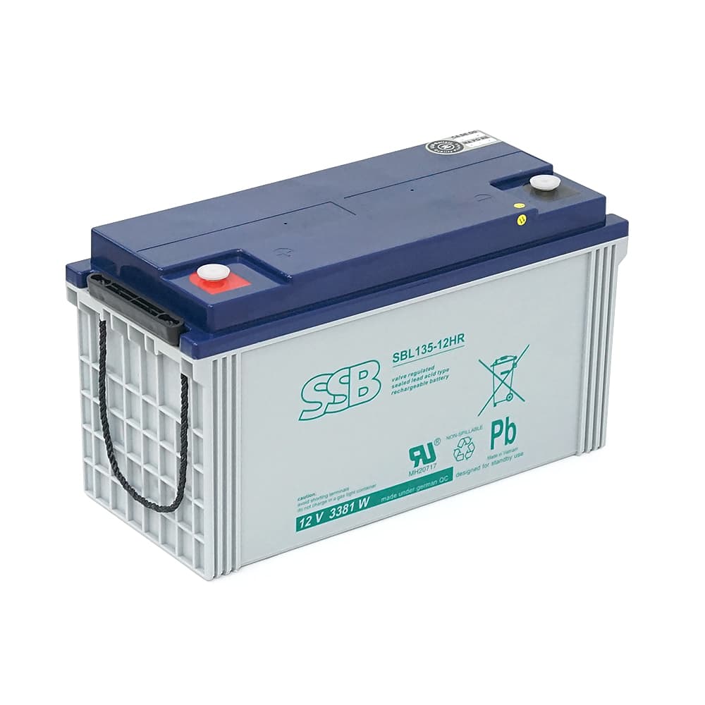 Акумулятор для ДБЖ MERLION SBL135-12HR / 12 В / 120 А⋅год / AGM