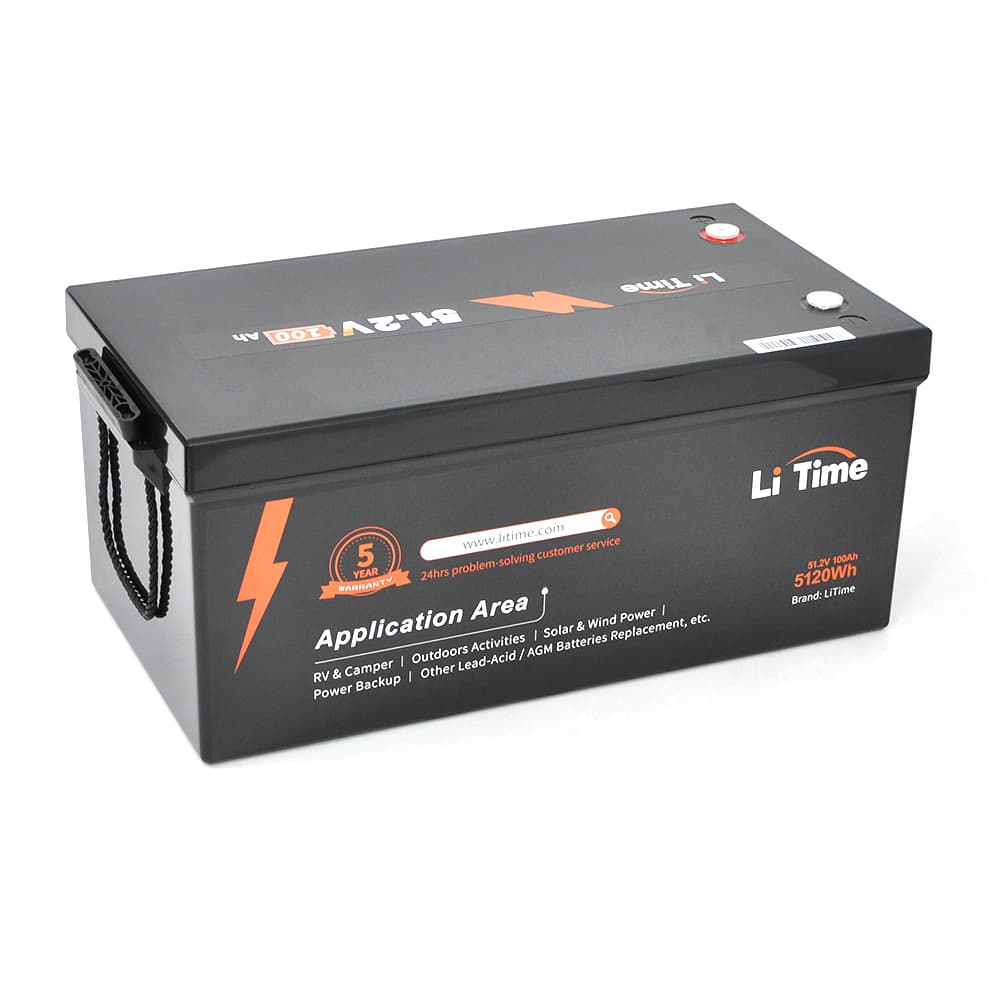 Літієвий акумулятор Li-TIME L51.2V100-BASIC-16-A250 / 51.2 В / 100 А⋅год / LiFePO4