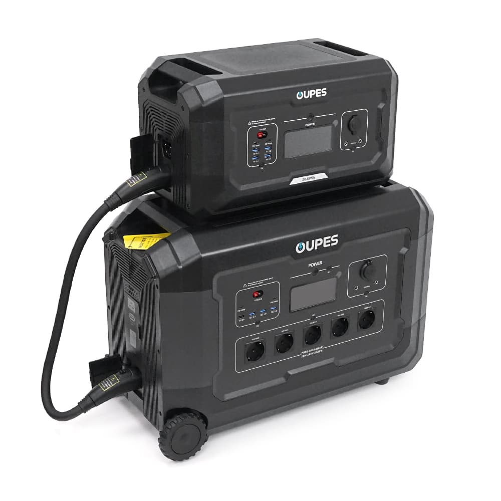 Зарядна станція OUPES S3+S2 / 3600 Вт / 5120 Вт⋅год / LiFePO4