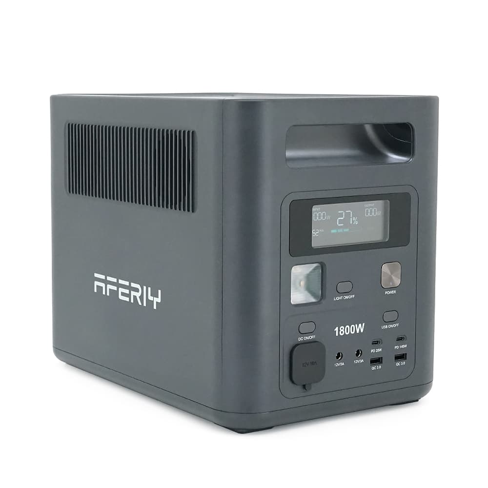 Зарядна станція Aferiy AF-P180 / 1800 Вт / 1024 Вт⋅год / LiFePO4