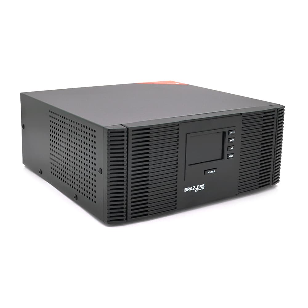 Гібридний інвертор BRAZZERS BRZ-SOLAR-1500, 1500VA/1200W, 24V, ток заряда 10/20A, inverter100-290V, UPS145-275V, MPPT 30А(20-32)