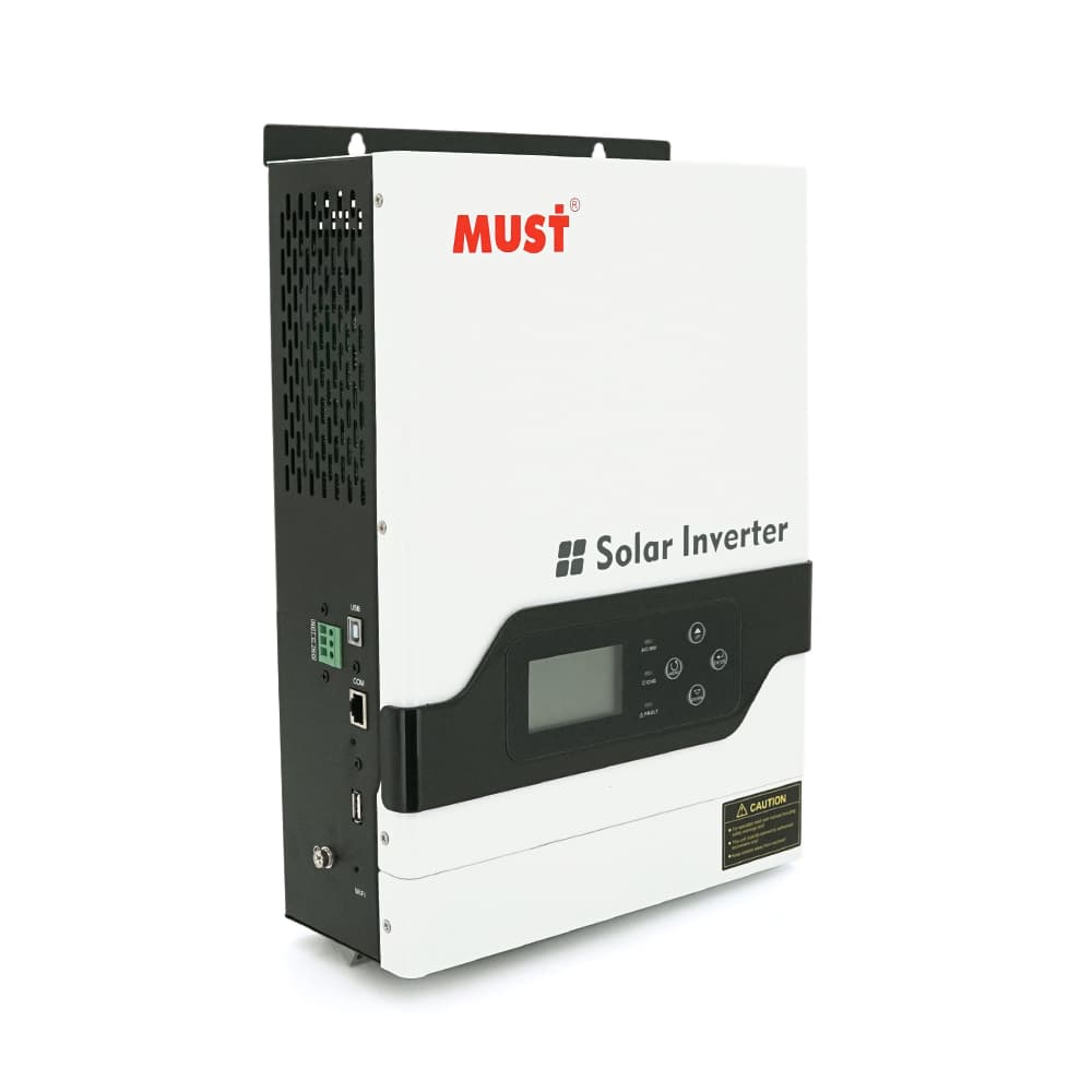 Гiбрiдне ДБЖ MUST PV18-3224VPM II, 3200W, 24V, ток заряда 60A, 160-275V, MPPT (60А, 30-160 Vdc)